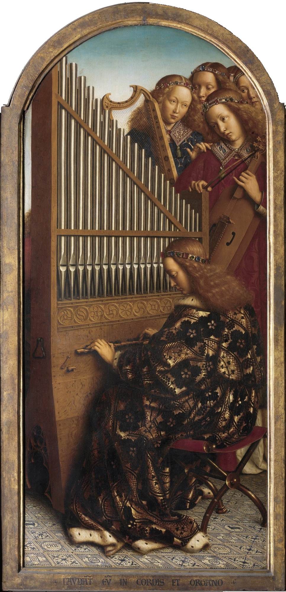 The Ghent Altarpiece: Angels Playing Music