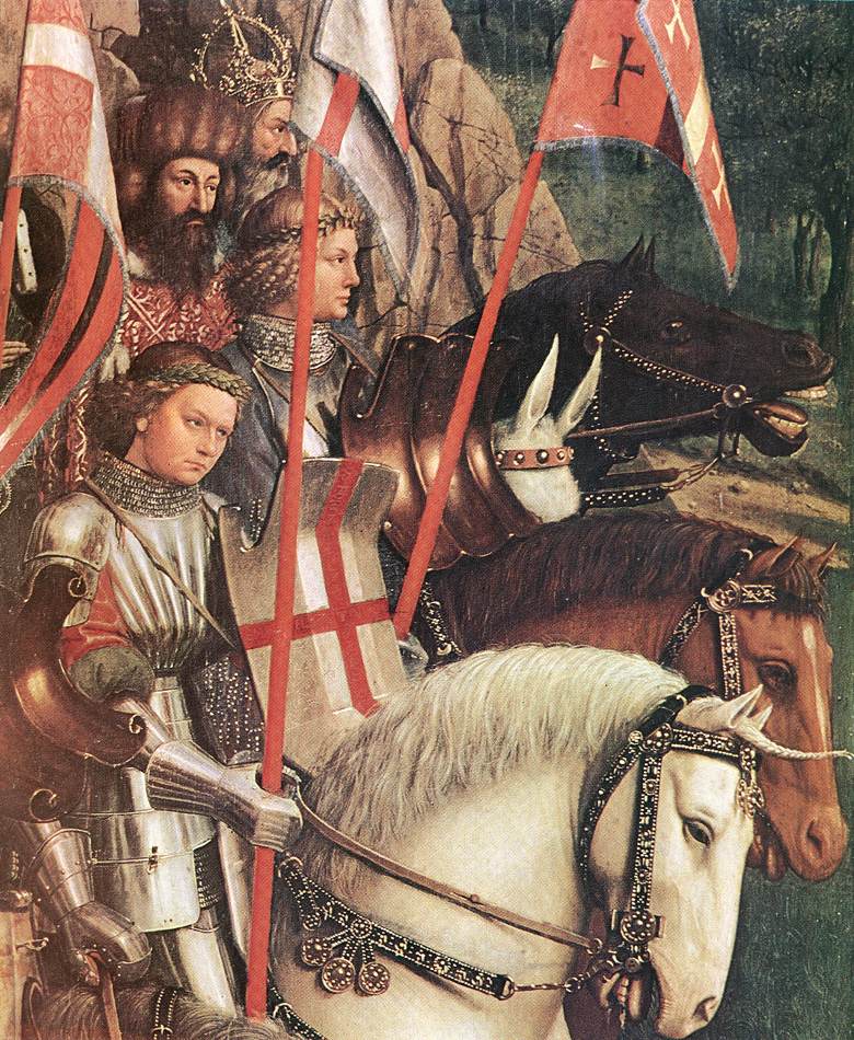The Ghent Altarpiece: The Soldiers of Christ (detail)