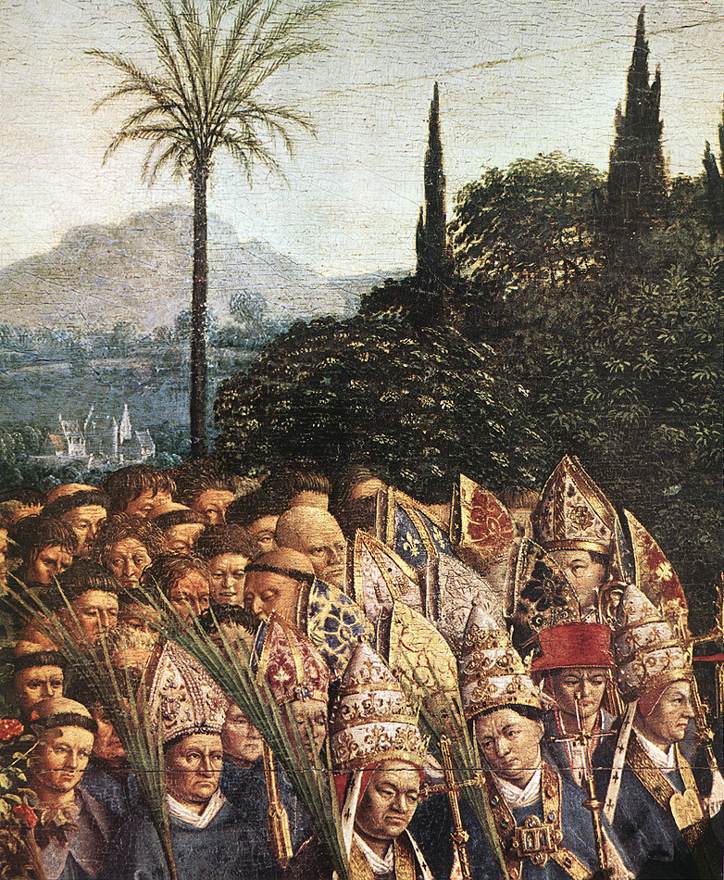 The Ghent Altarpiece: Adoration of the Lamb (detail)