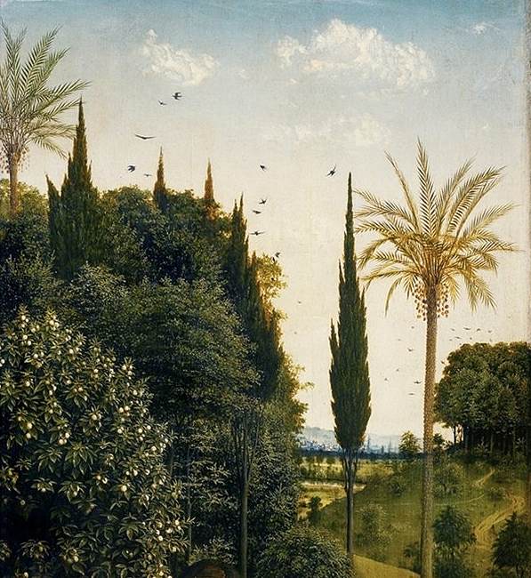 The Ghent Altarpiece: Adoration of the Lamb (detail)