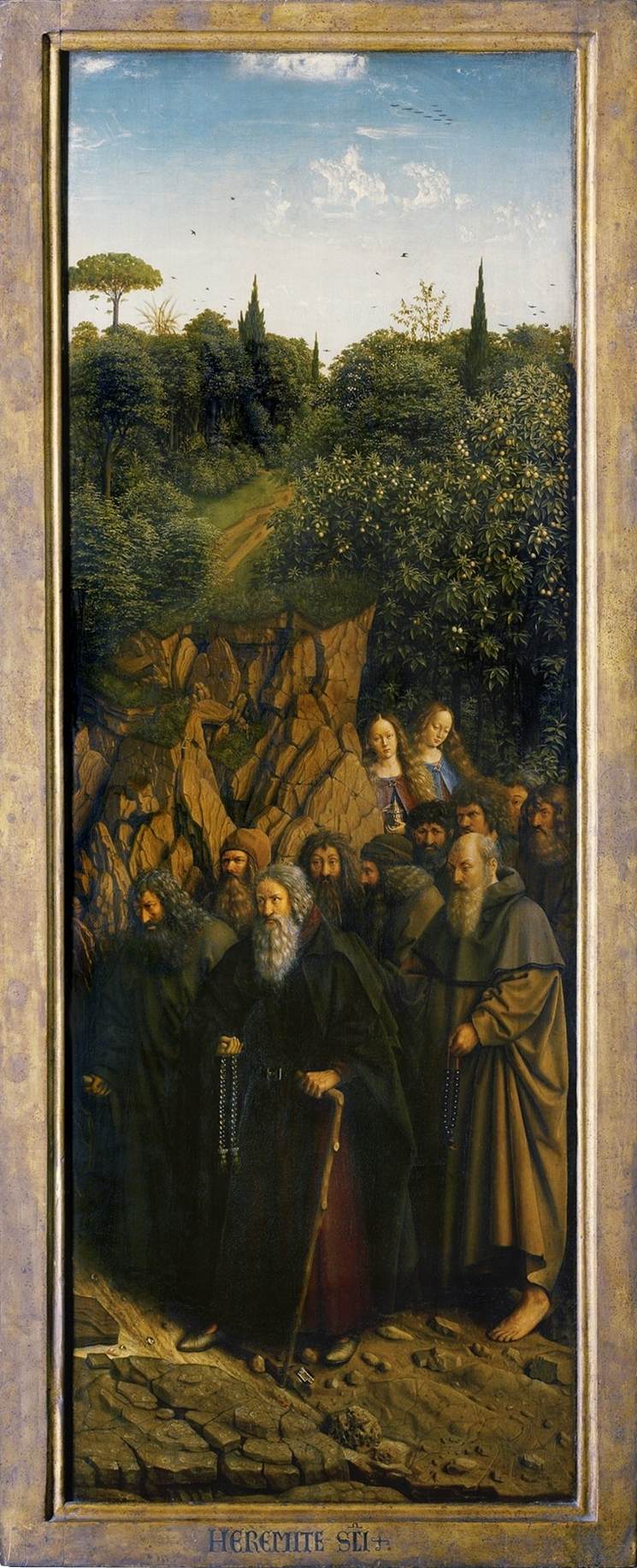 The Ghent Altarpiece: The Holy Hermits