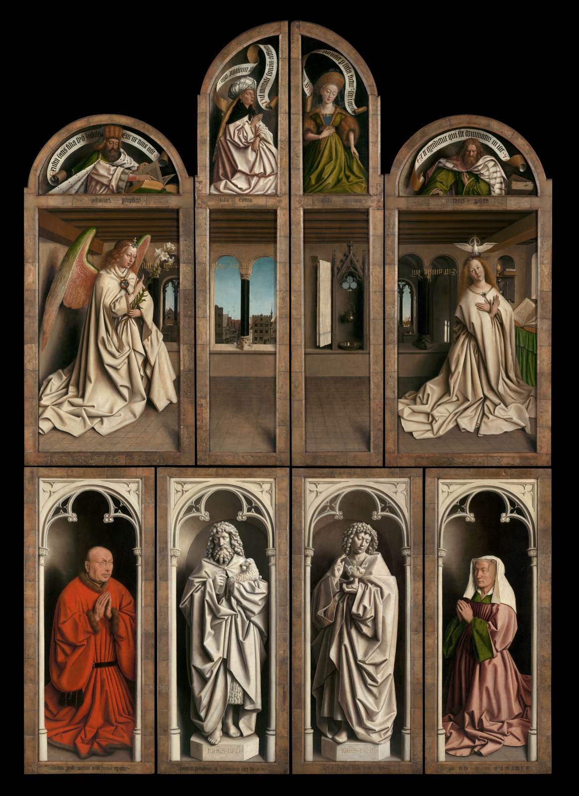 The Ghent Altarpiece (wings closed)