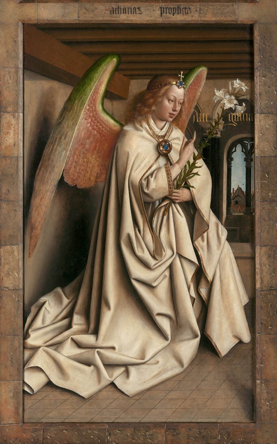 The Ghent Altarpiece: Angel of the Annunciation