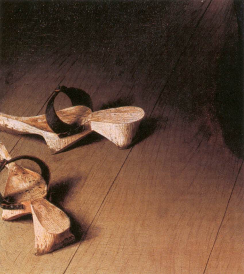 Portrait of Giovanni Arnolfini and his Wife (detail)