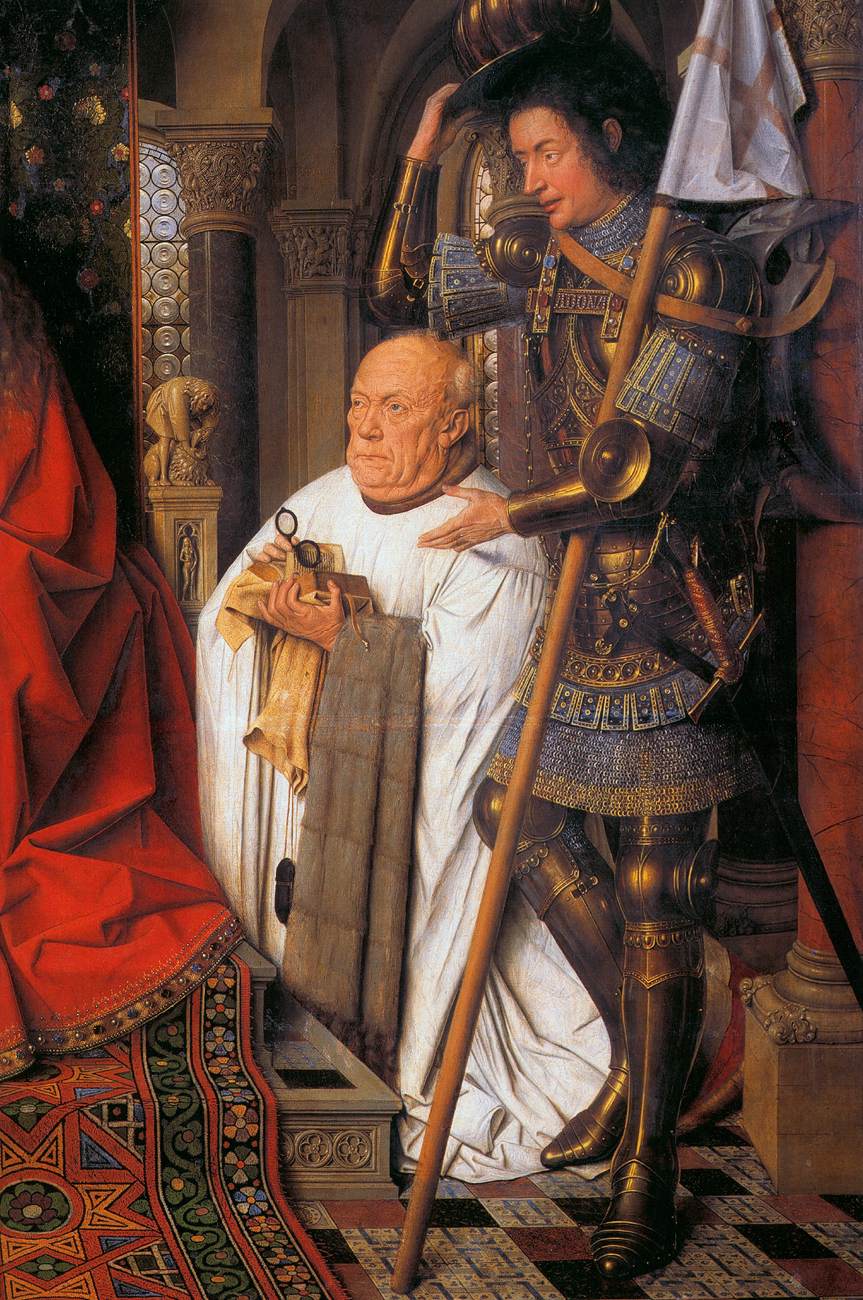 The Madonna with Canon van der Paele (detail)