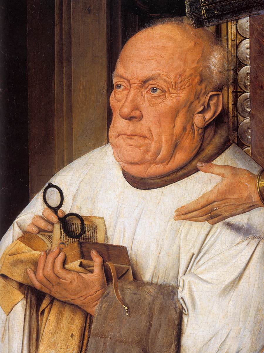 The Madonna with Canon van der Paele (detail)