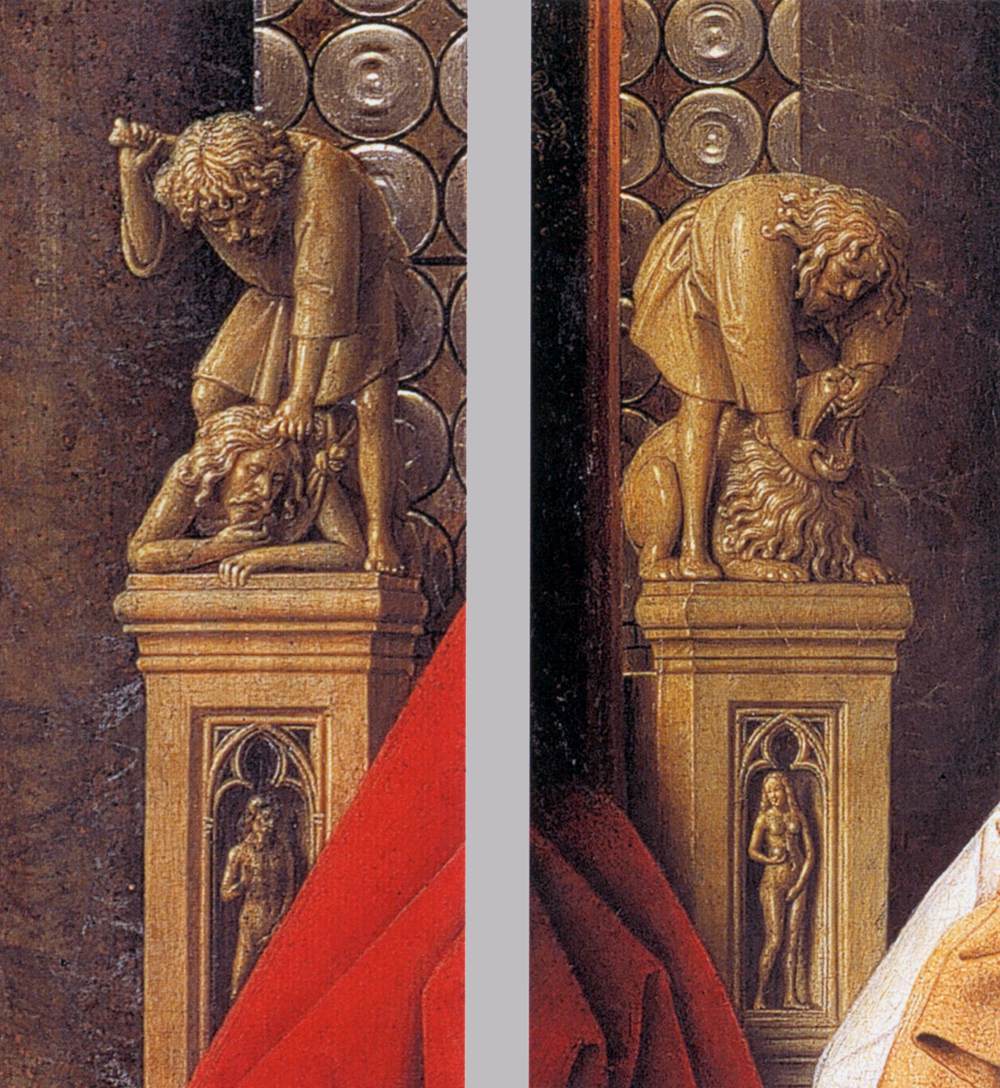 The Madonna with Canon van der Paele (details)