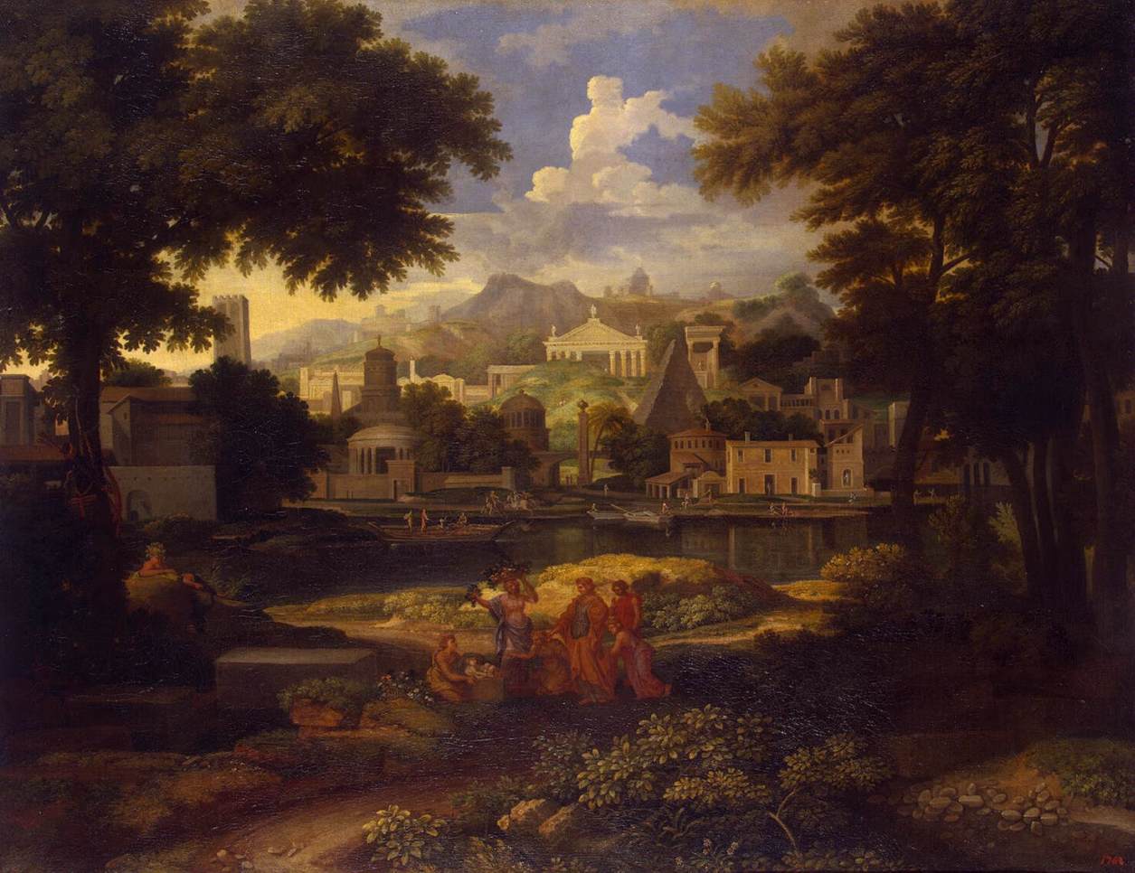 Landscape with the Finding of Moses