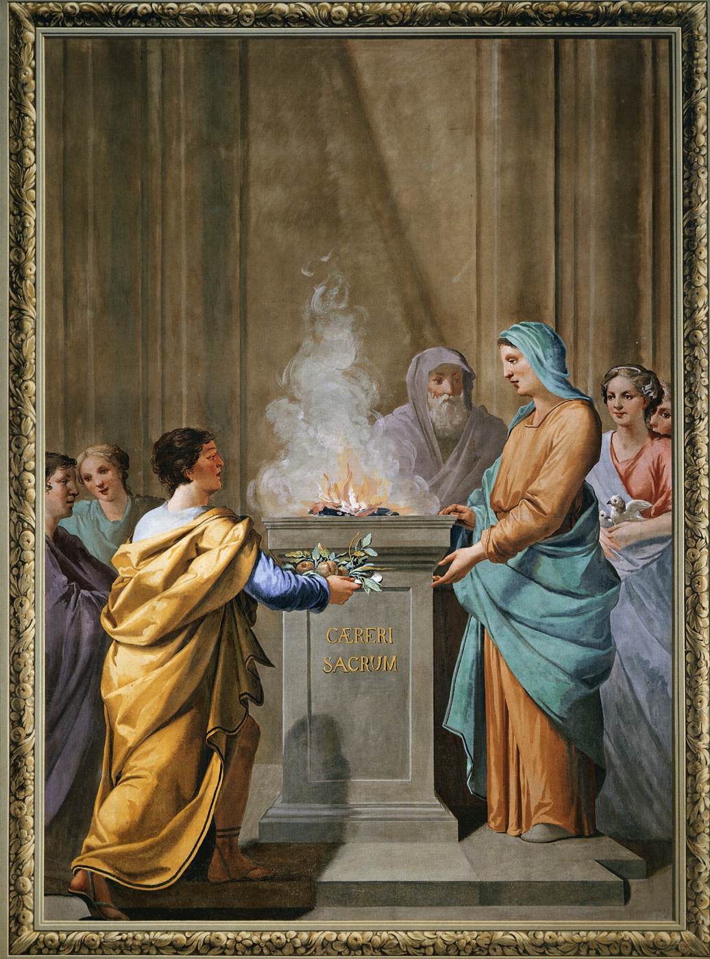 Side wall picture: Classical Offering Rite