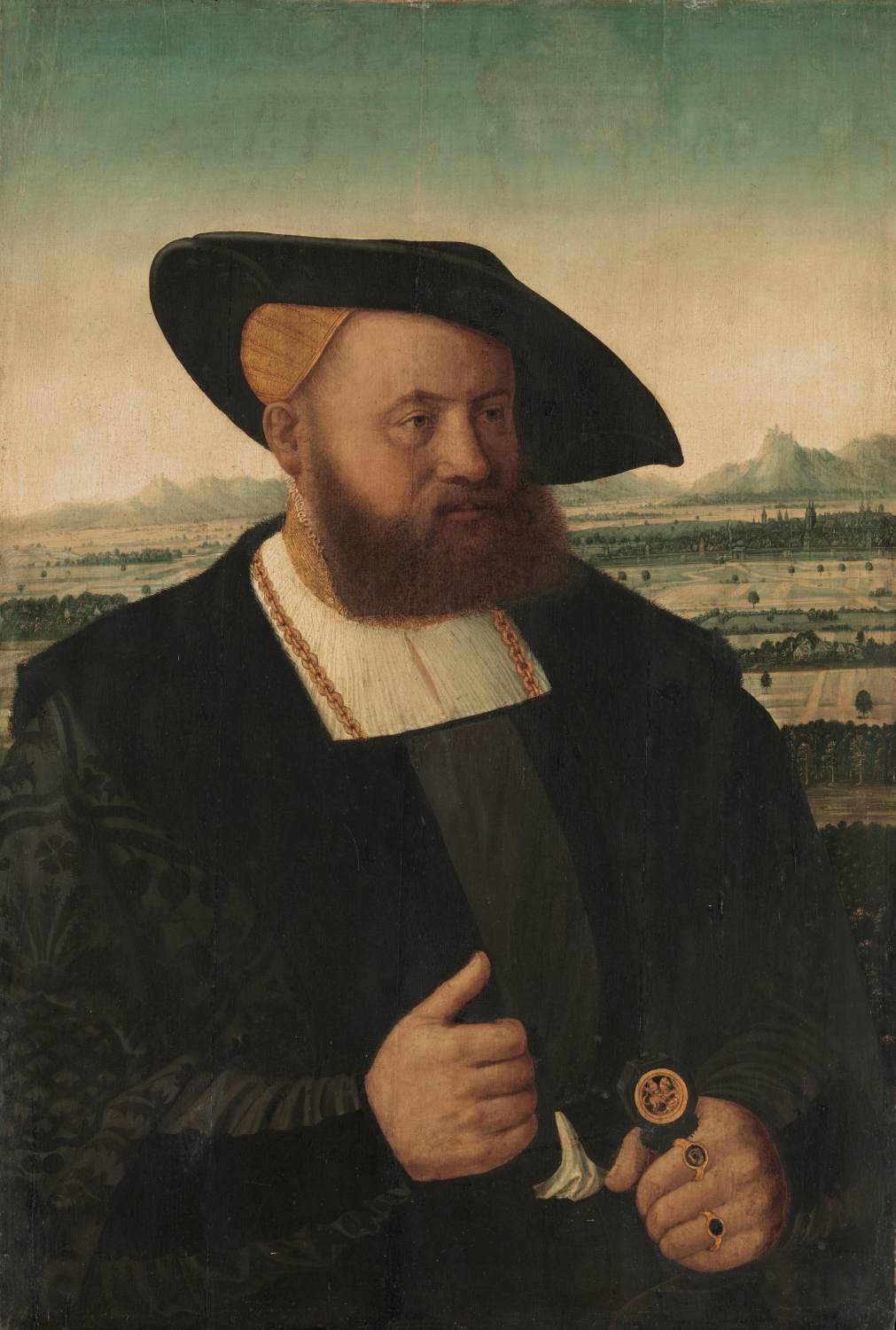 Portrait of a Man with a Moor's Head on His Signet Ring