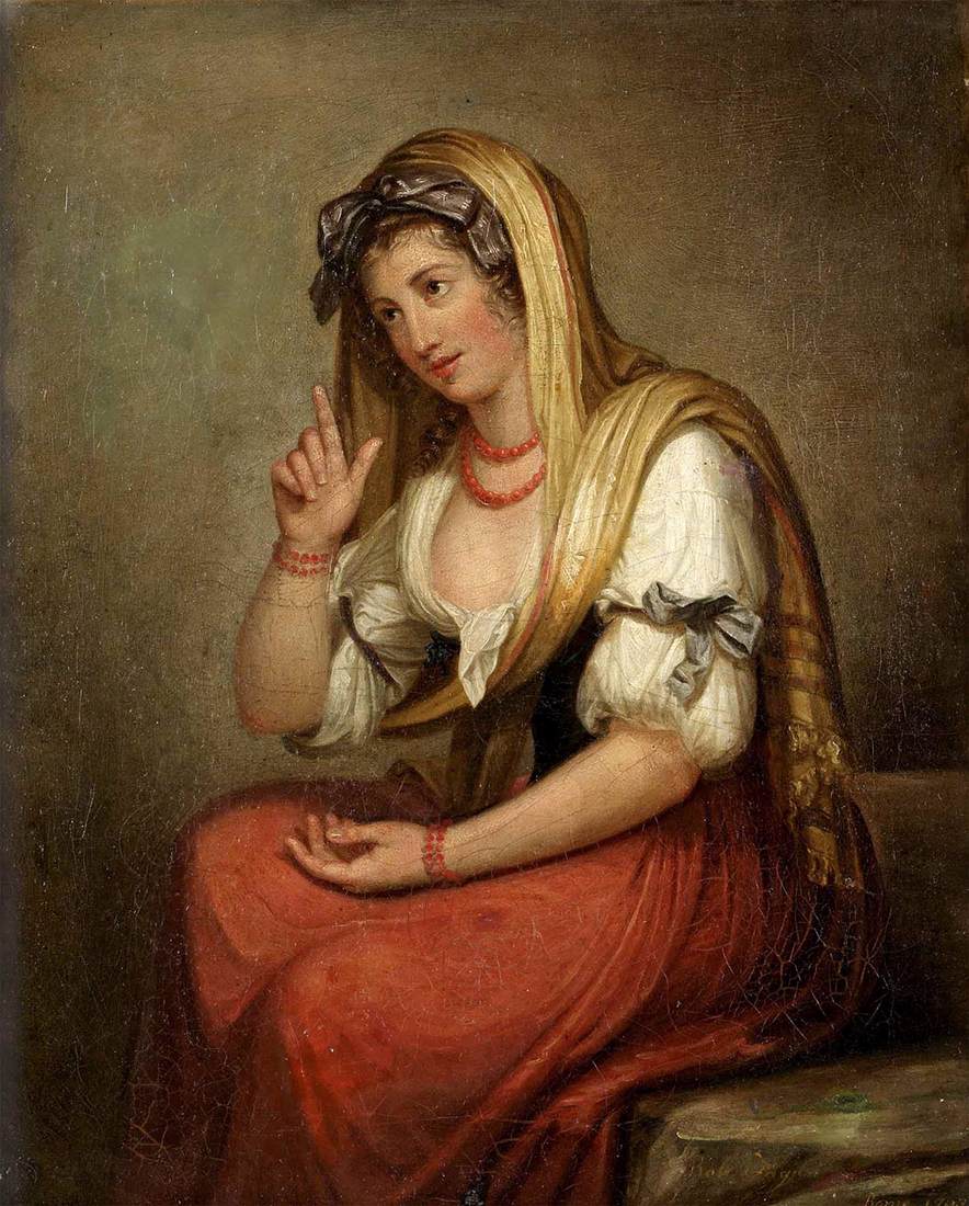 Portrait of Lady Emma Hamilton as Neapolitan Peasant