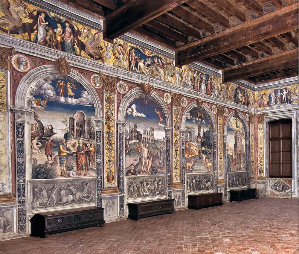 View of the Sala dello Zodiaco