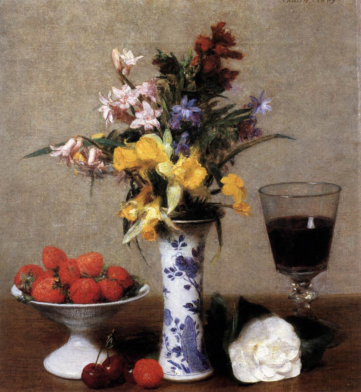 Still-Life with Flowers and Fruit