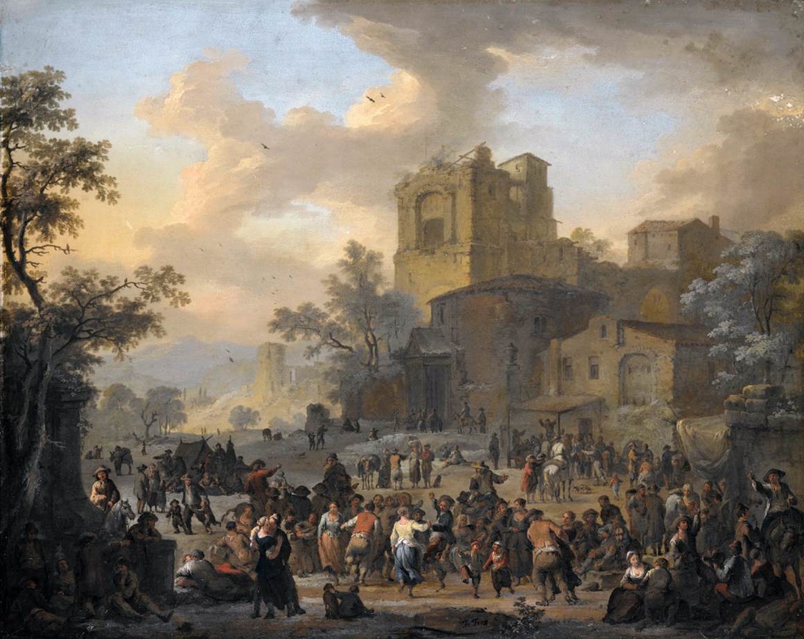 Italianate Village Landscape