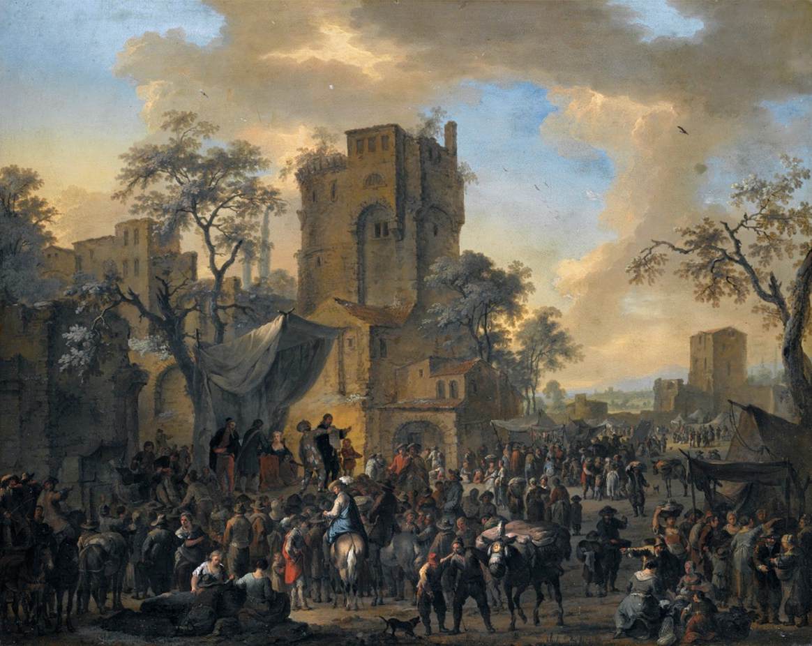 Italianate Village Landscape