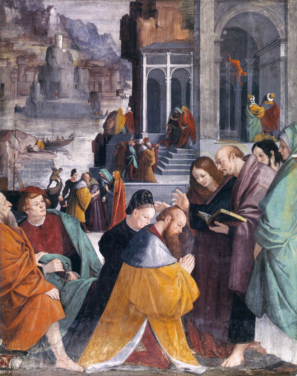 Scenes from the Legend of Mary Magdalene: Conversion of the Rulers of Marseilles