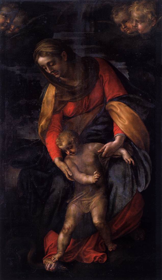 Virgin and Child Crushing the Serpent's Head