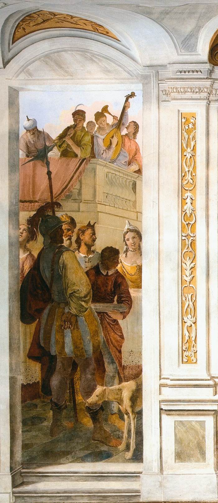 The Banquet of Zenobia (detail)