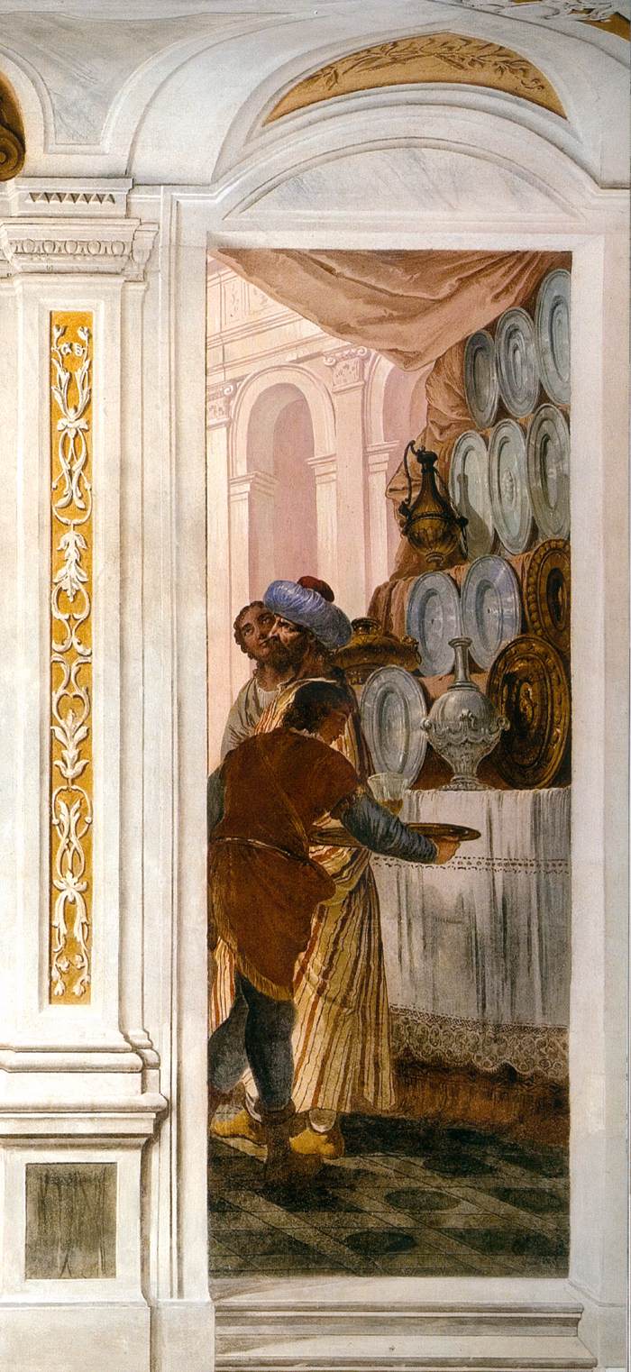 The Banquet of Zenobia (detail)