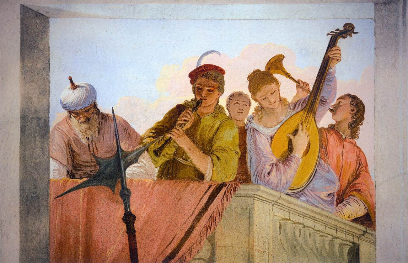 The Banquet of Zenobia (detail)