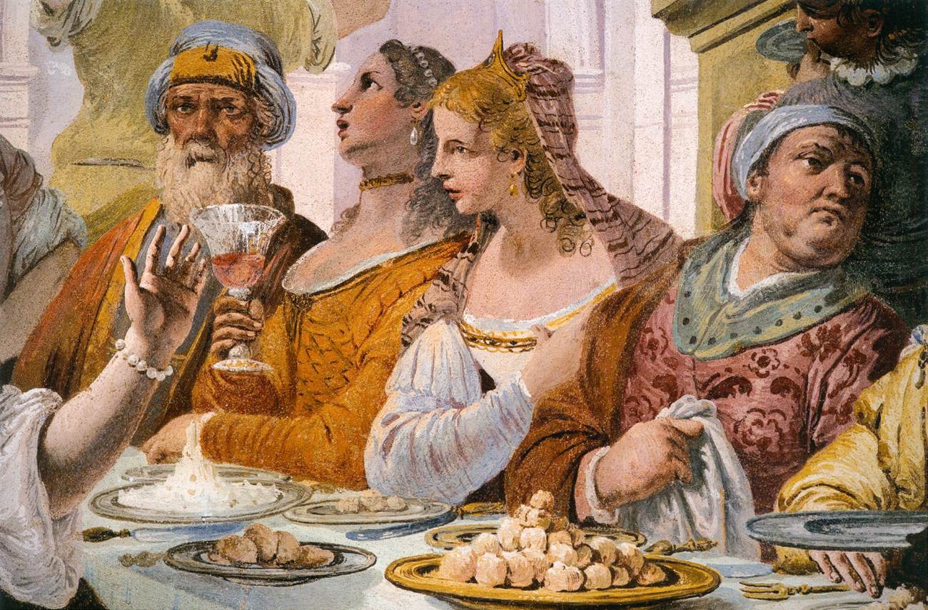 The Banquet of Zenobia (detail)