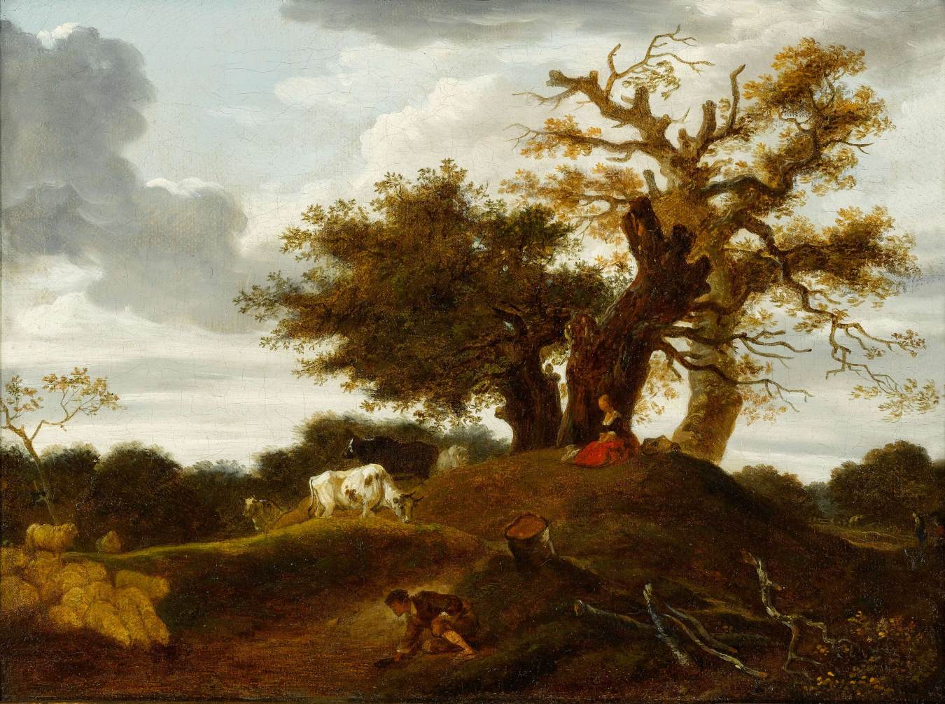Landscape with a Youth by a Pond