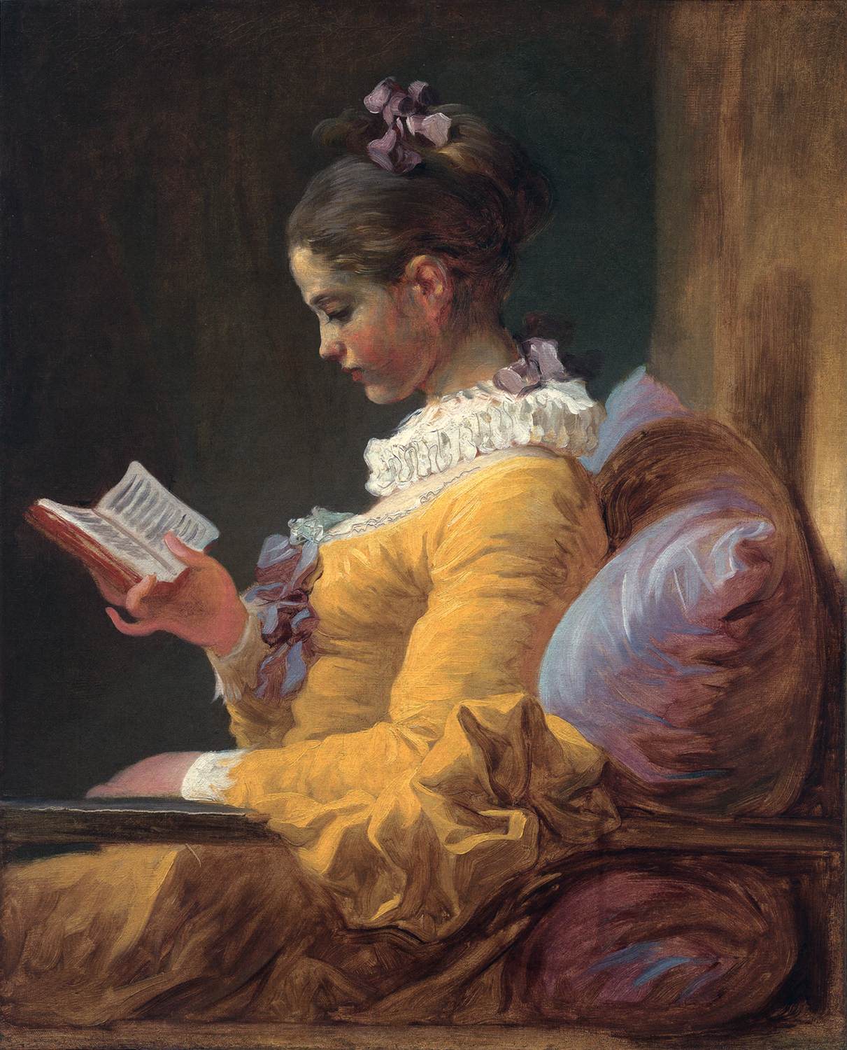 A Young Girl Reading