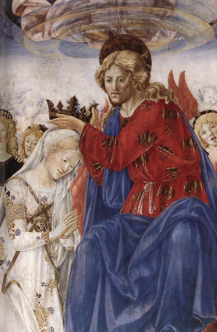 The Coronation of the Virgin (detail)