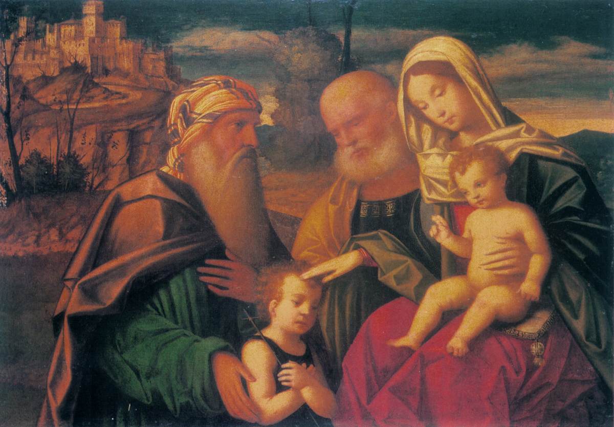 Holy Family with Zacharias and the Infant John the Baptist