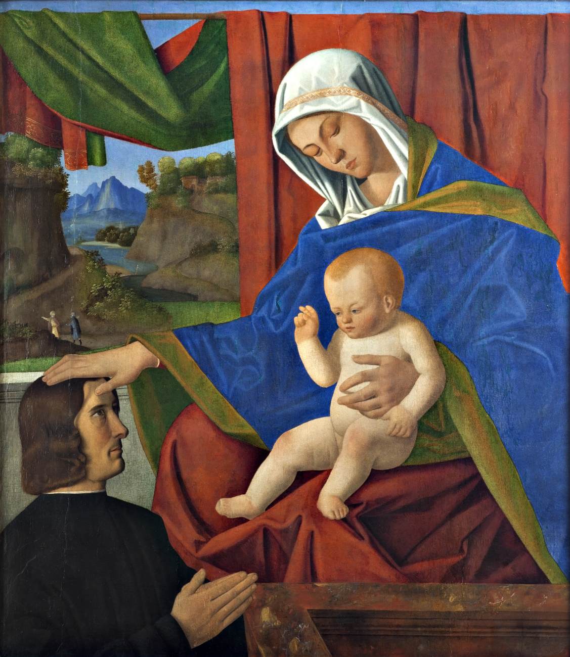 Virgin Mary with the Christ Child and a Donor