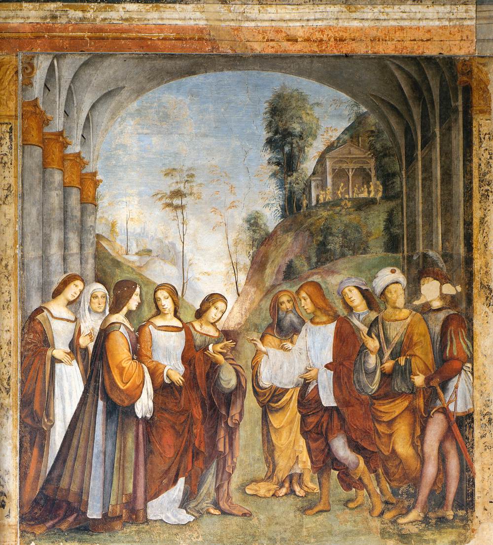 Legend of Sts Cecilia and Valerian, Scene 1