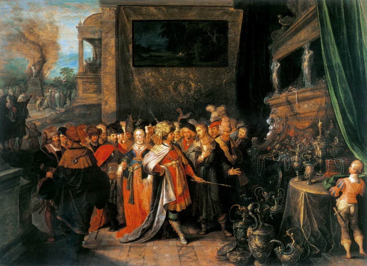 Croesus Showing his Riches to Solon