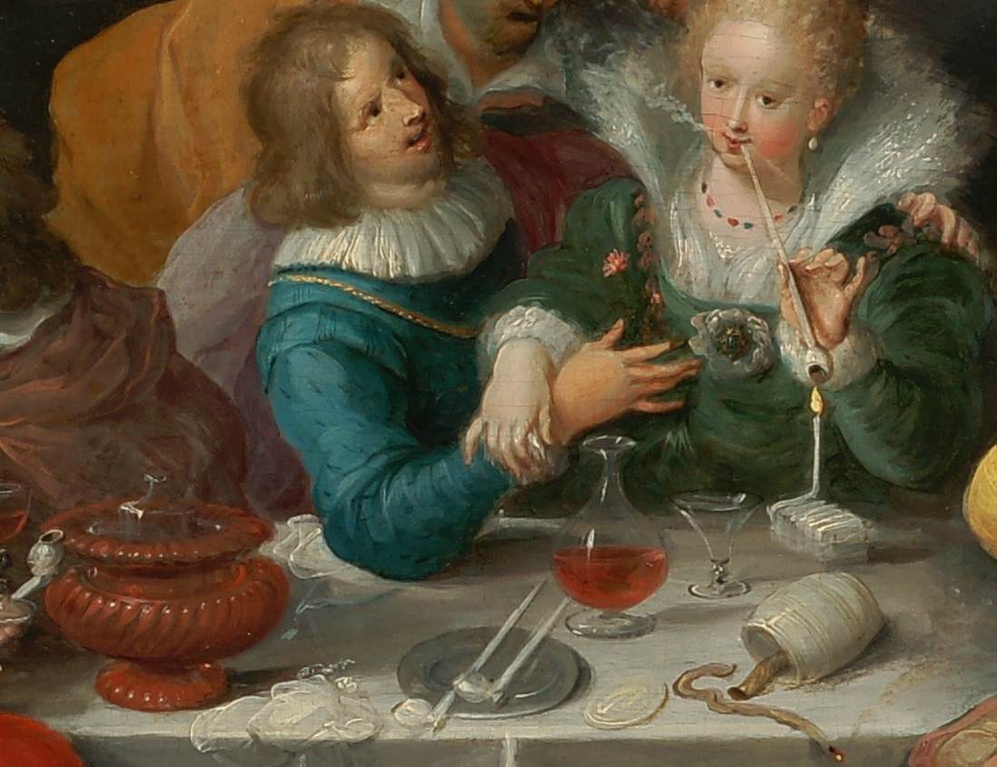 The Prodigal Son with the Courtesans (detail)