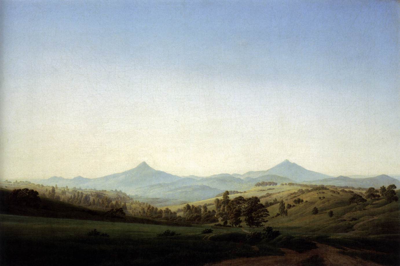 Bohemian Landscape with Mount Milleschauer