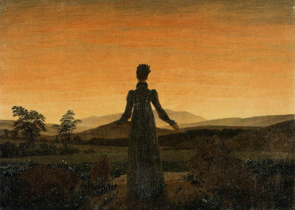 Woman before the Rising Sun (Woman before the Setting Sun)