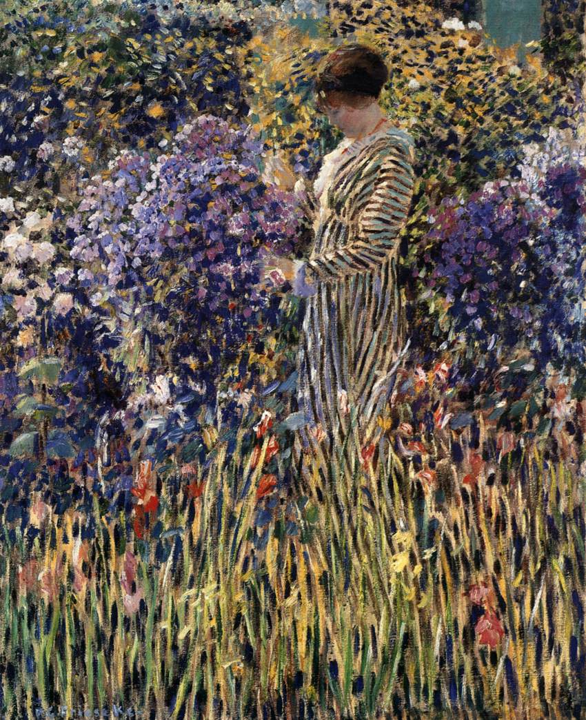 Lady in a Garden