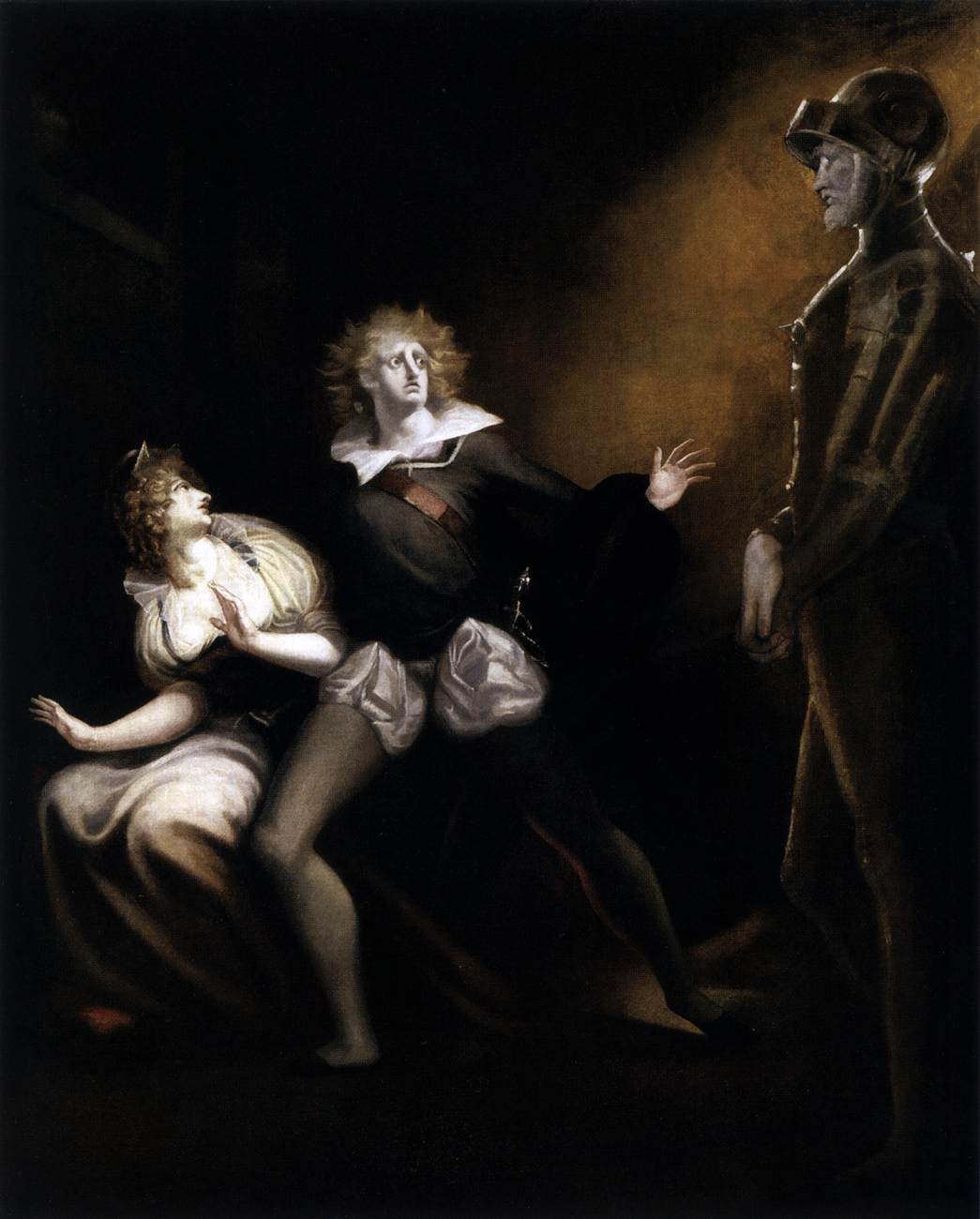 Gertrude, Hamlet and the Ghost of Hamlet's Father
