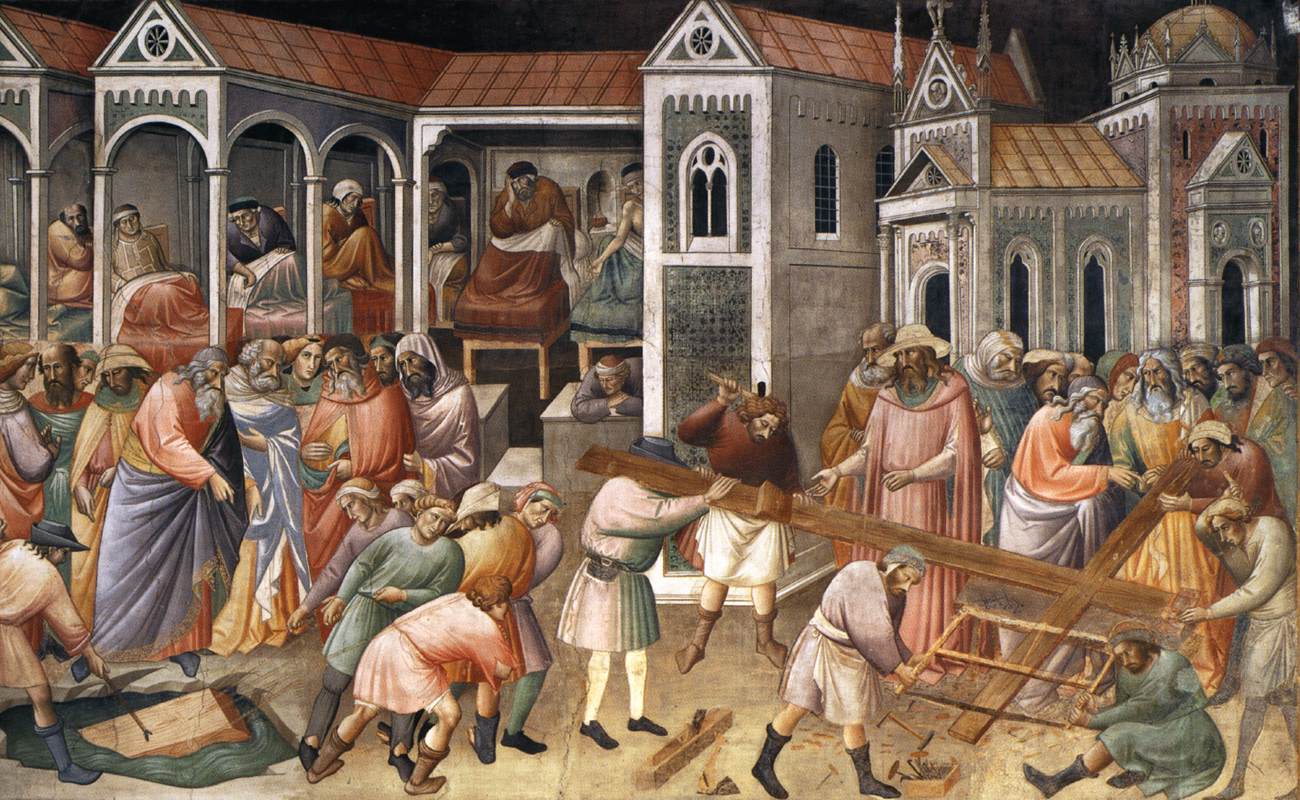 Recovery of the Wood (left) from Which the True Cross is Constructed