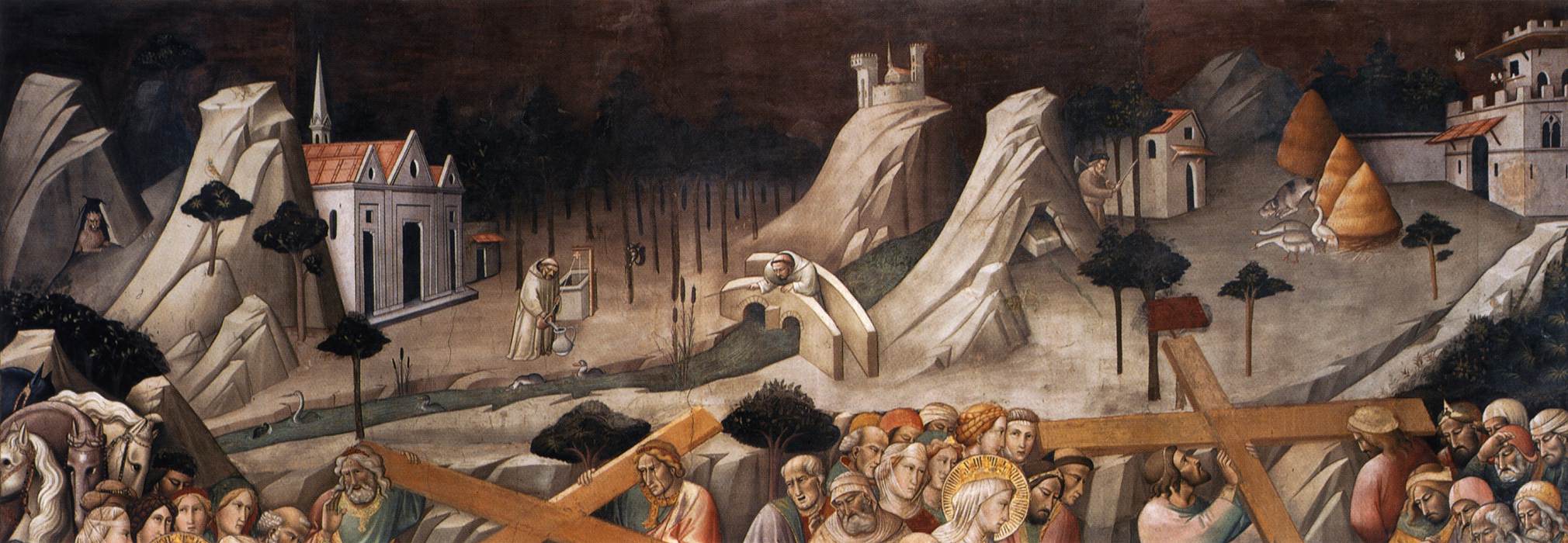 Retrieval and Trial of the Three Crosses (detail)