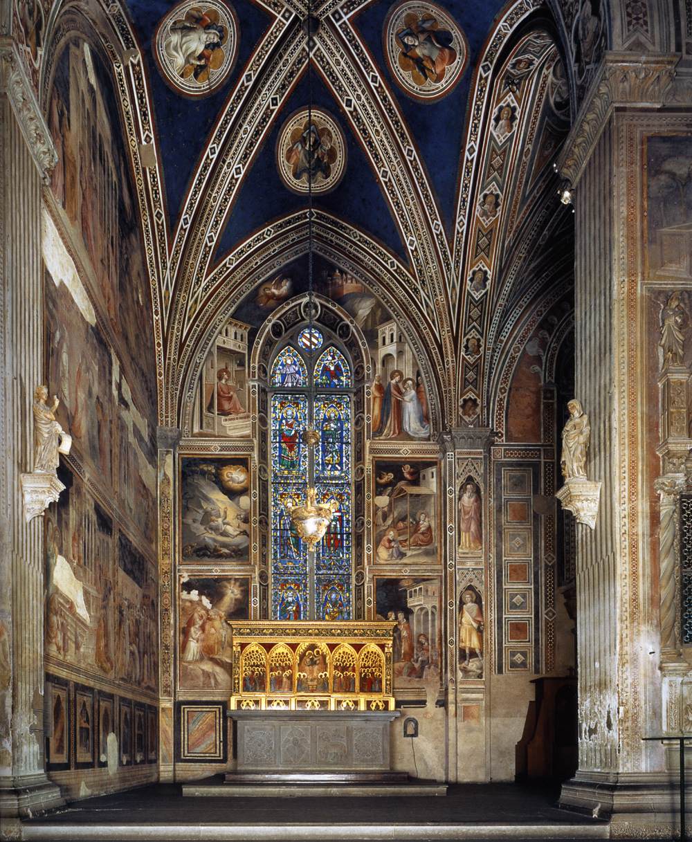 View of the Baroncelli Chapel from the north