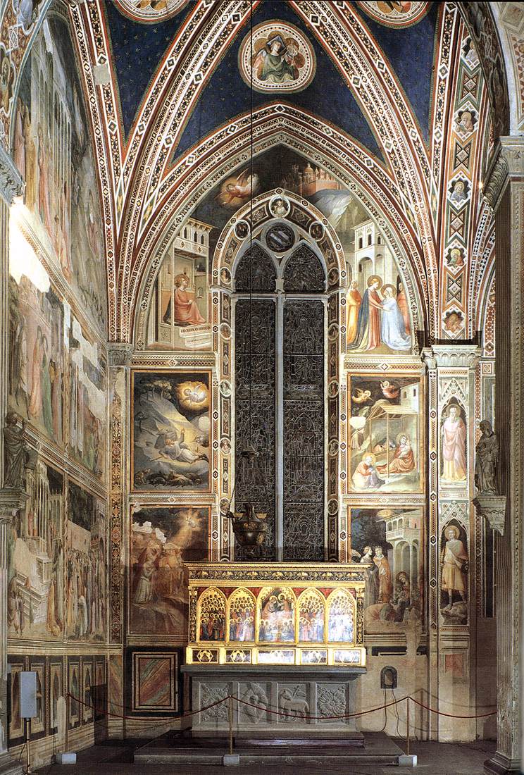 View of the Baroncelli Chapel from the north