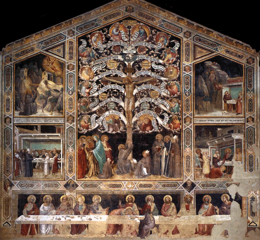 Last Supper, Tree of Life and Four Miracle Scenes