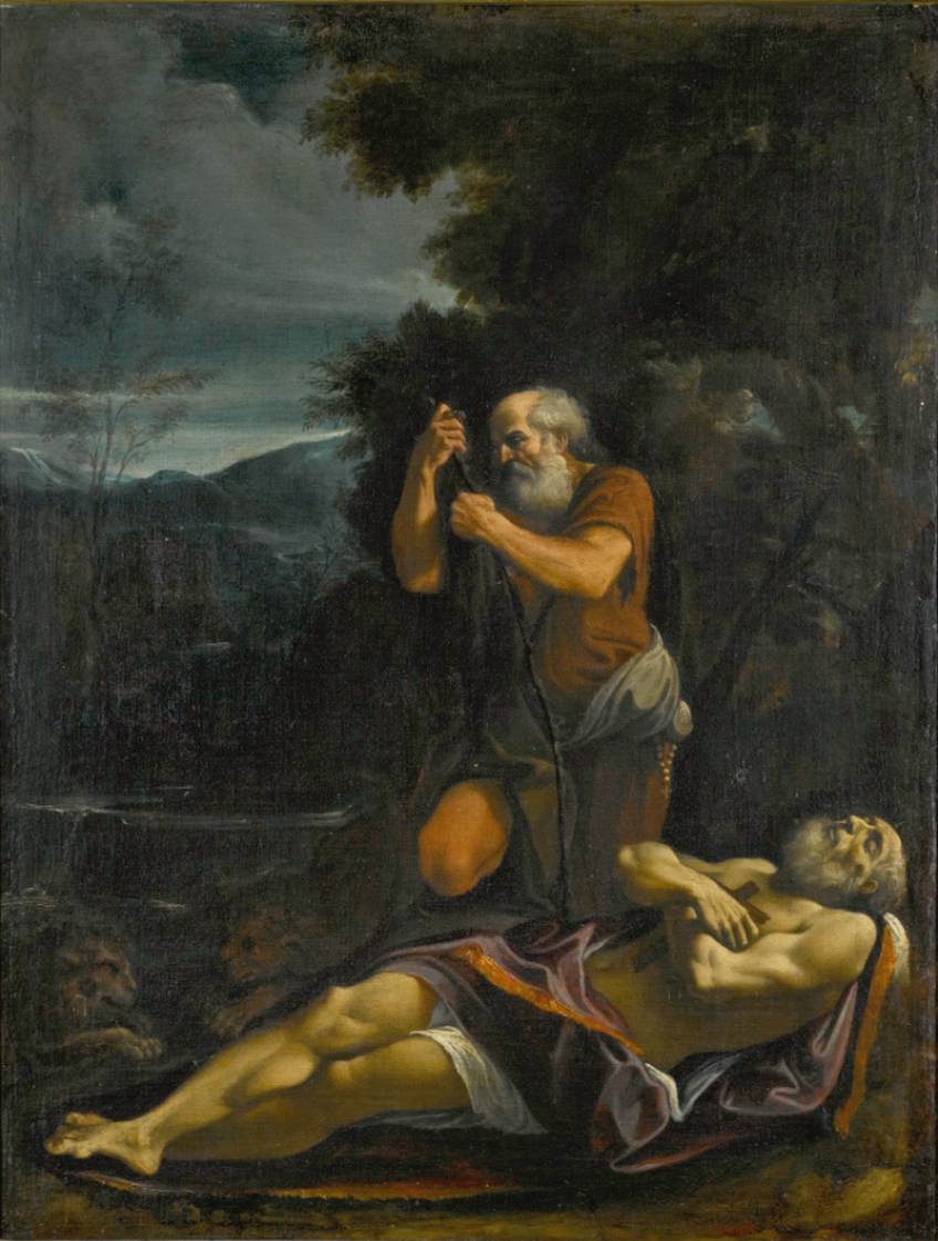 St Anthony Abbot Burying St Paul the Hermit