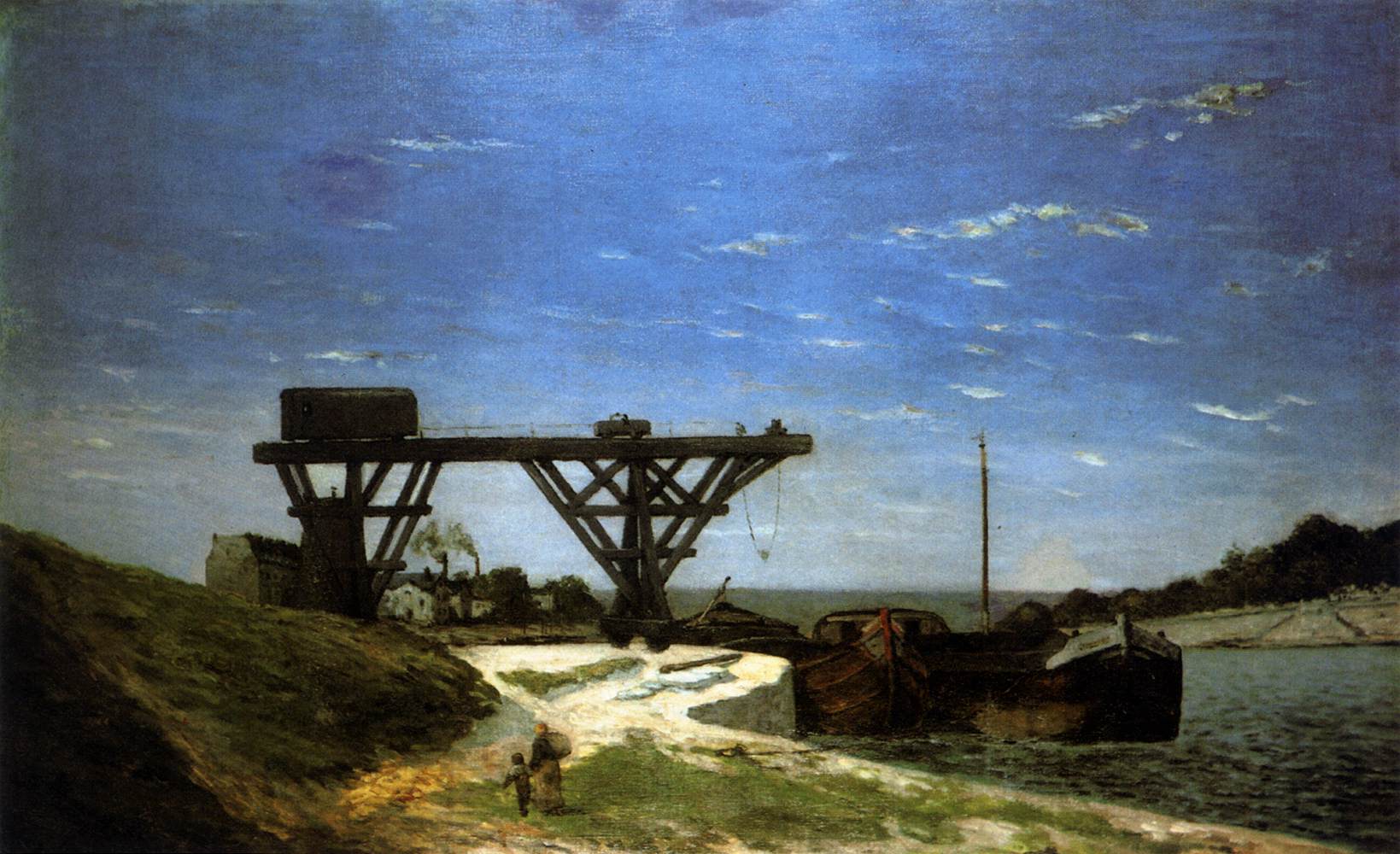 The Seine in Paris between the Pont d'Iéna and Pont de Grenelle