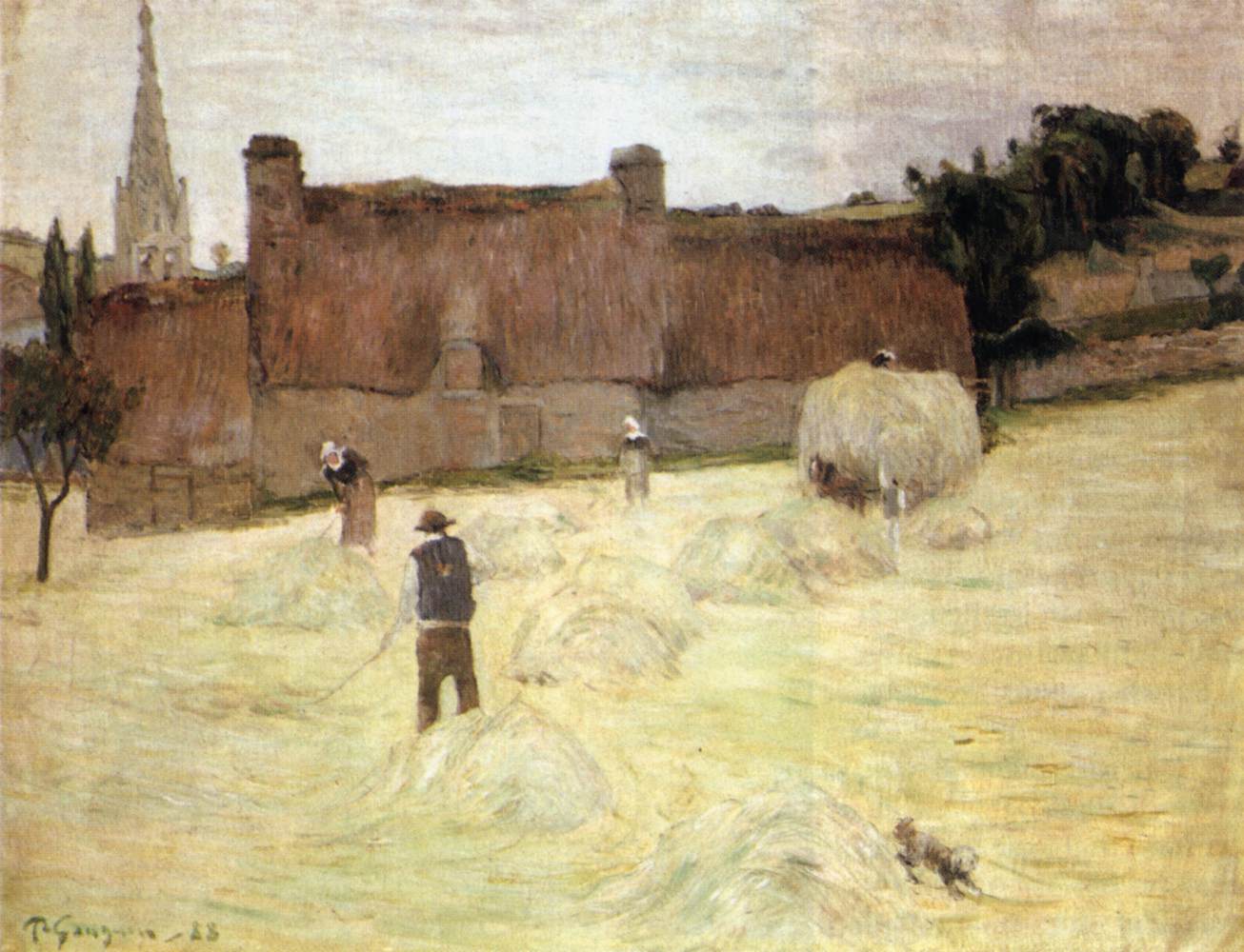 Haymaking in Brittany