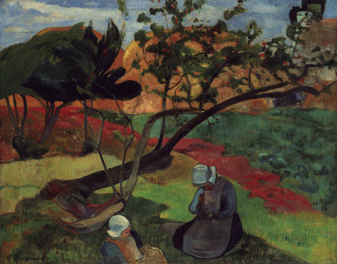 Landscape with Two Breton Women