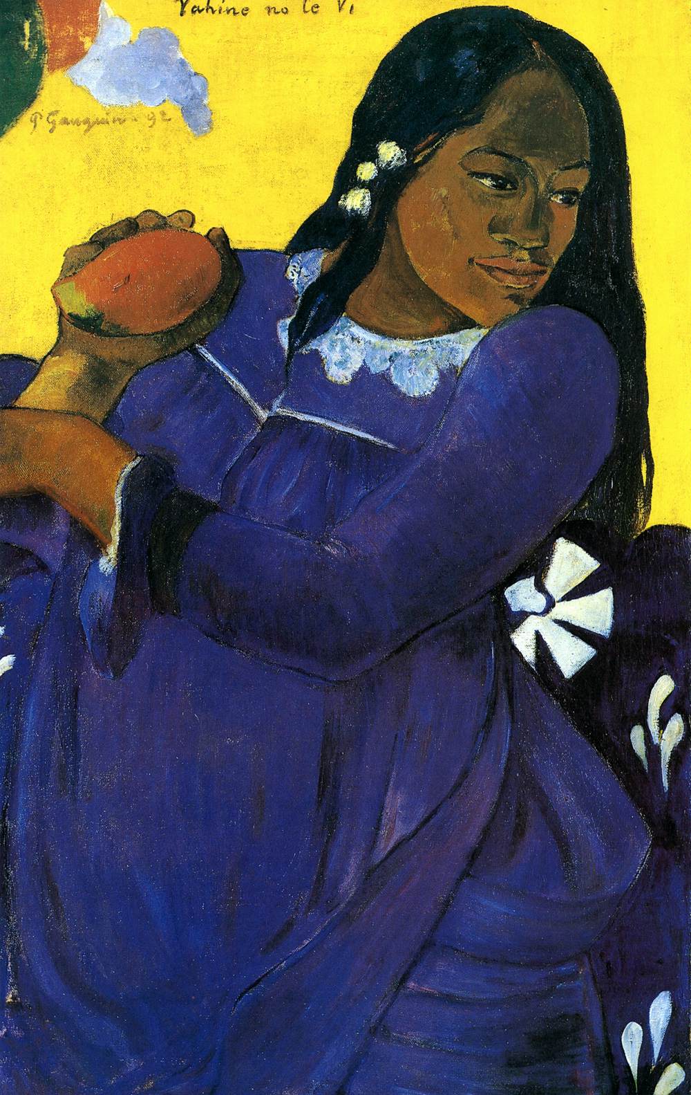 Woman with Mango (Vahine no te Vi)