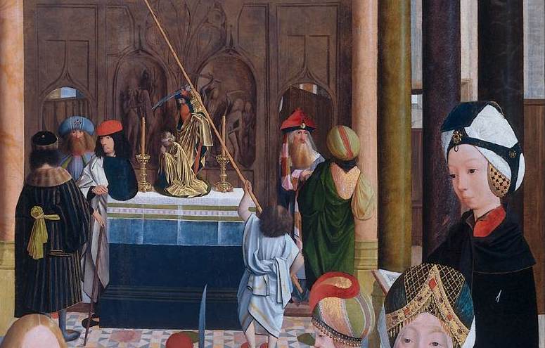 The Holy Kinship (detail)