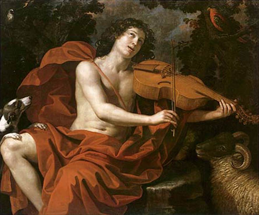 Orpheus Playing His Lyre