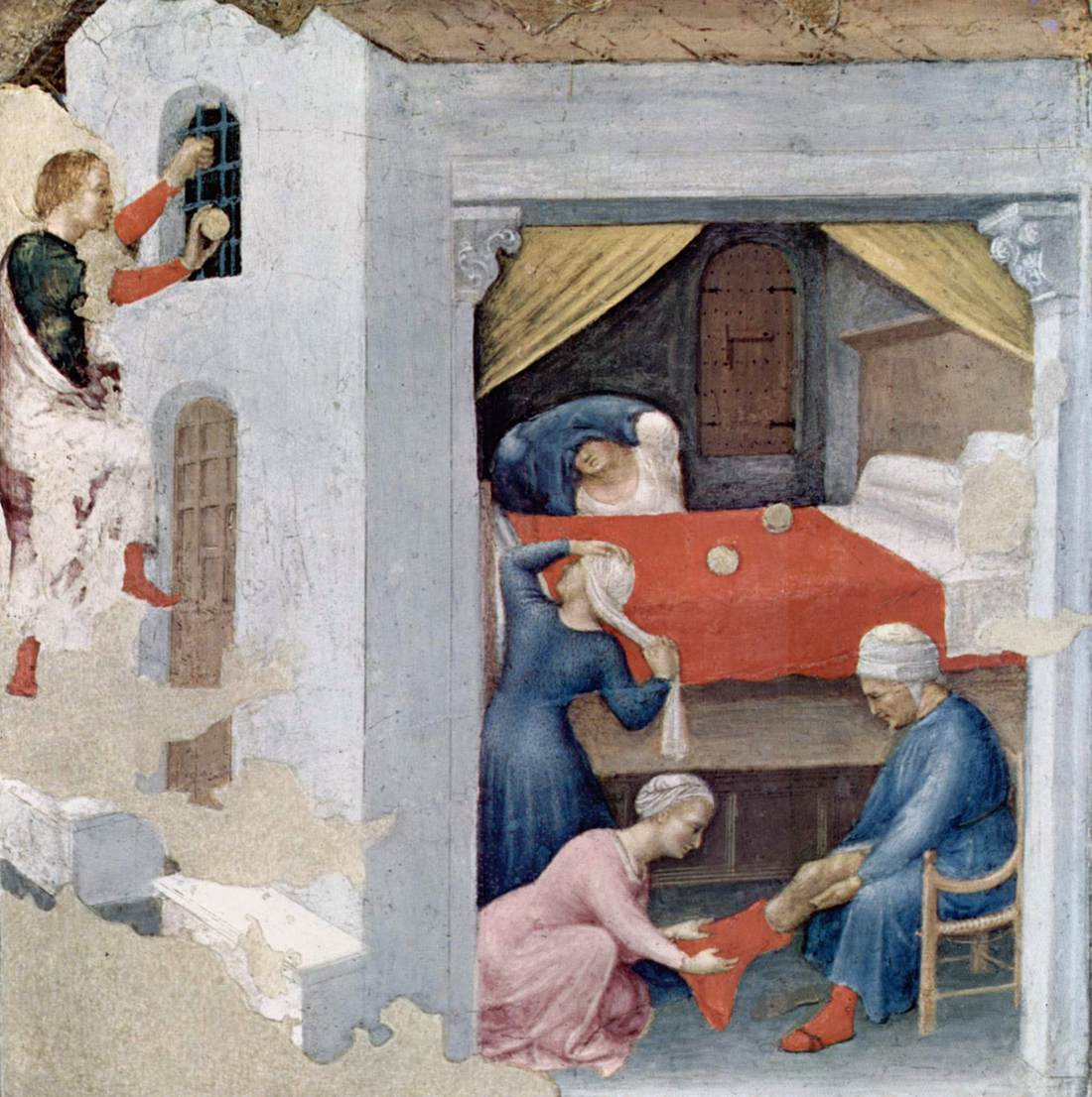 Quaratesi Polyptych: St Nicholas and Three Poor Maidens